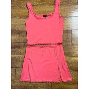 Current Mood by DollsKill Women’s M Two-Piece Mini Skirt & Cropped Tank NWT